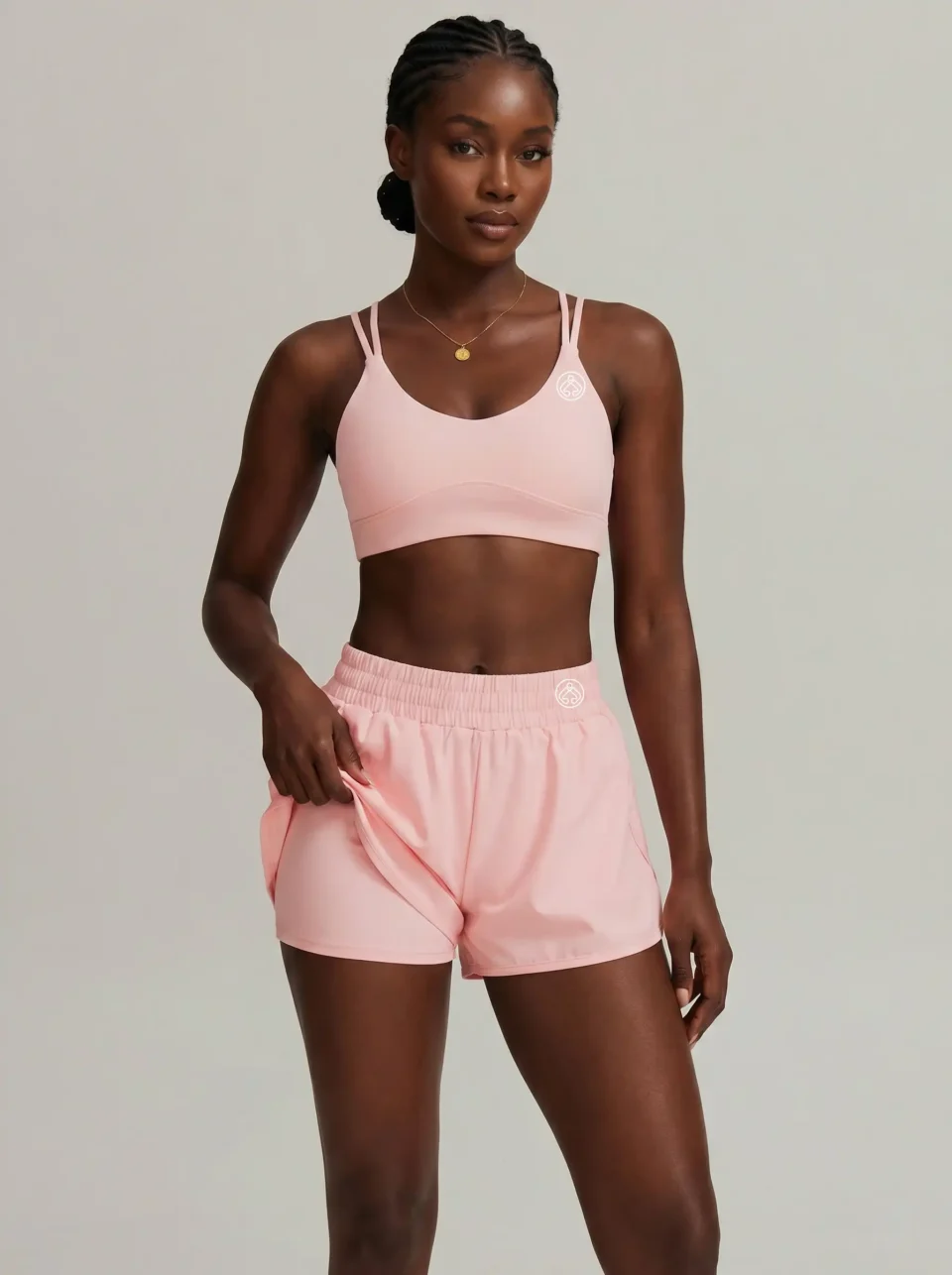 Biker Shorts and Bra