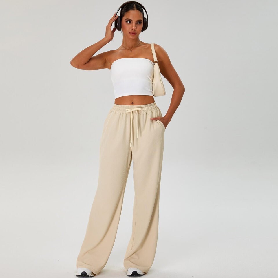 Autumn Winter Yoga Sportwear Two Piece Sets Vest Jogger Suits Long Sleeve Yoga Top Sports Pants Set